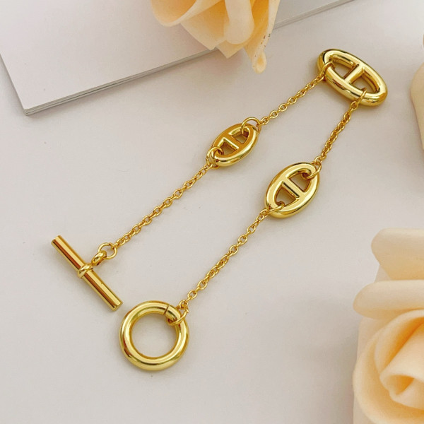 에르메스 골드돼지코 팔찌