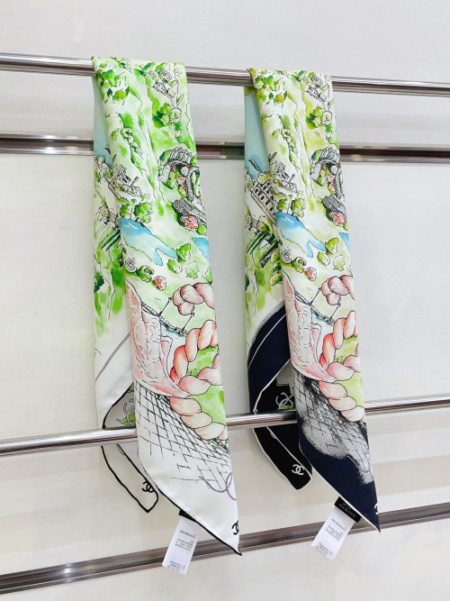 샤넬 실크 스카프