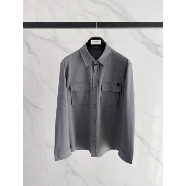 LP 스탠드업 포켓 카라재킷 셔츠