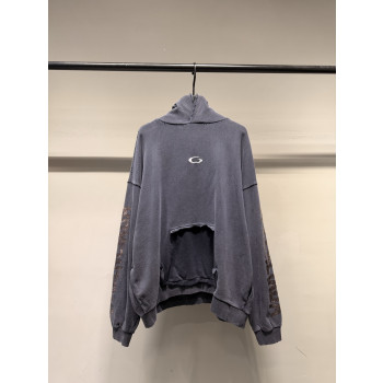 발렌시아가 후드 스웨트 셔츠