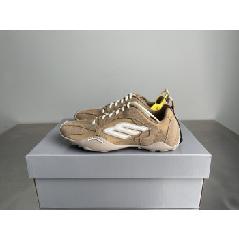 발렌시아가 라운드 토 레이스업 로우탑 슈즈