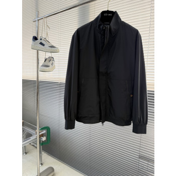 제냐 스탠드업 칼라지퍼 재킷