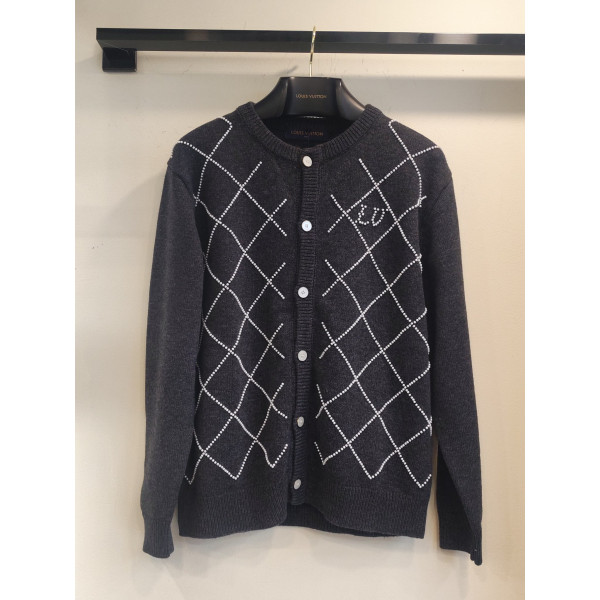LV 레터 비즈 스웨터
