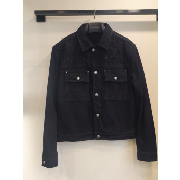 LV 레터 자카드 데님 재킷