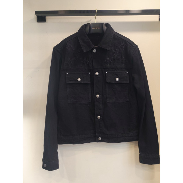 LV 레터 자카드 데님 재킷