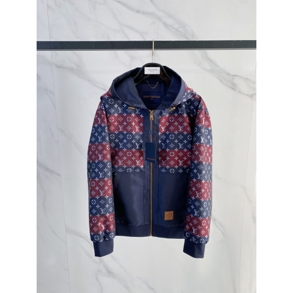 LV 자카드 로고 재킷
