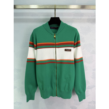 LV 컬러블록 니트 재킷