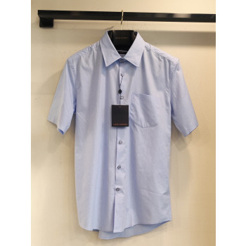 LV 핀스트라이프 자카드 반팔 셔츠