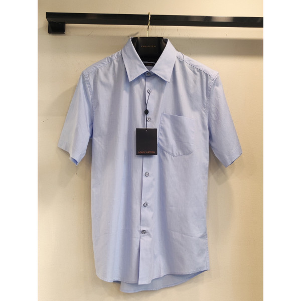 LV 핀스트라이프 자카드 반팔 셔츠