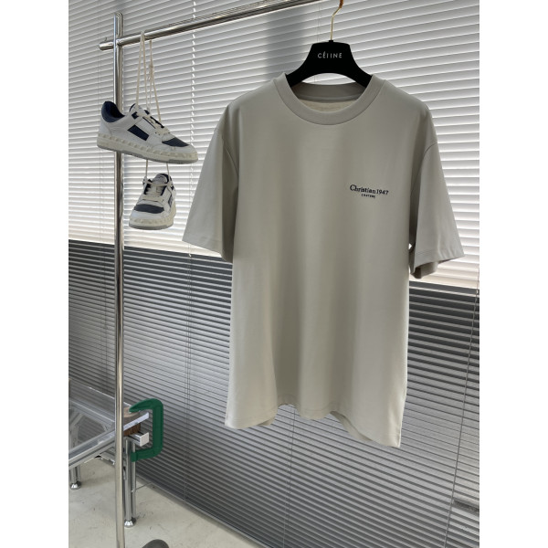 디올 로고 반팔셔츠