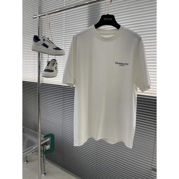 디올 로고 반팔셔츠