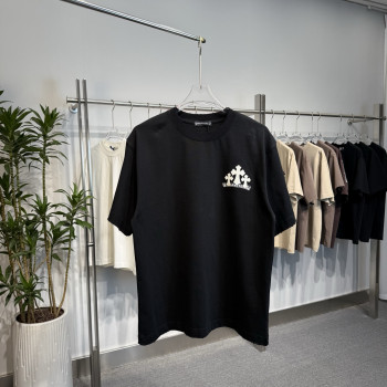 크롬하츠 라운드넥 반팔티셔츠