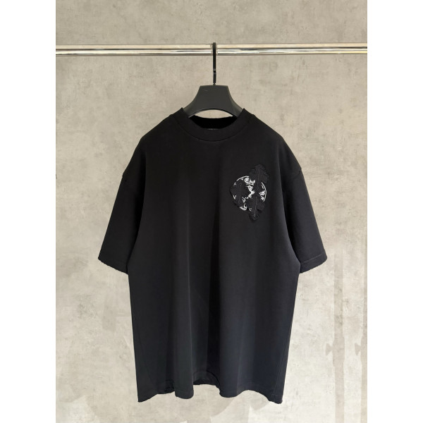 크롬하츠 자수 반팔 티셔츠