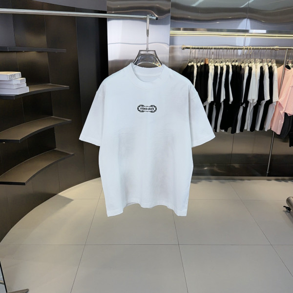 크롬하츠 자수로고 하드웨이 반팔 티셔츠