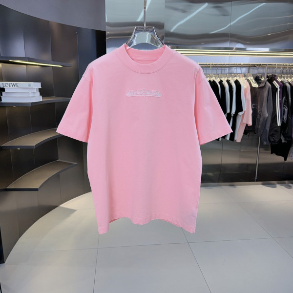 크롬하츠 크로스 유니섹스 루즈핏 반팔 티셔츠