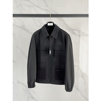 펜디 프린트 자크 카라 재킷