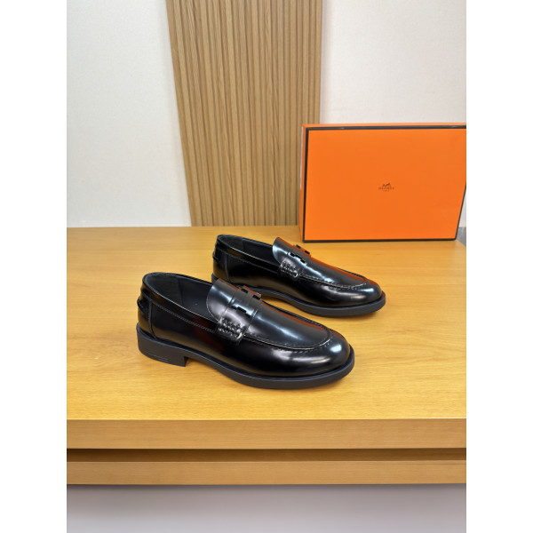 에르메스 H로고장식 구두
