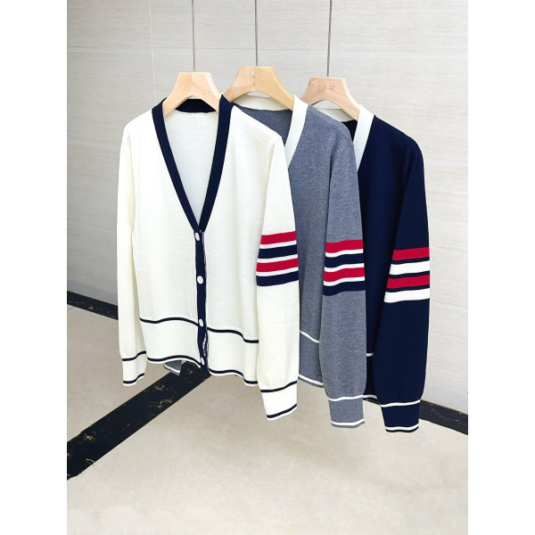 TB V넥 니트 가디건