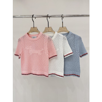 TB 라운드넥 클래식 니트반팔