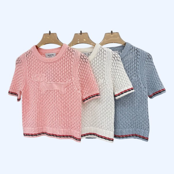 TB 라운드넥 클래식 니트반팔