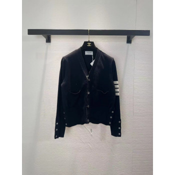 톰브라운 포켓 4선 가디건