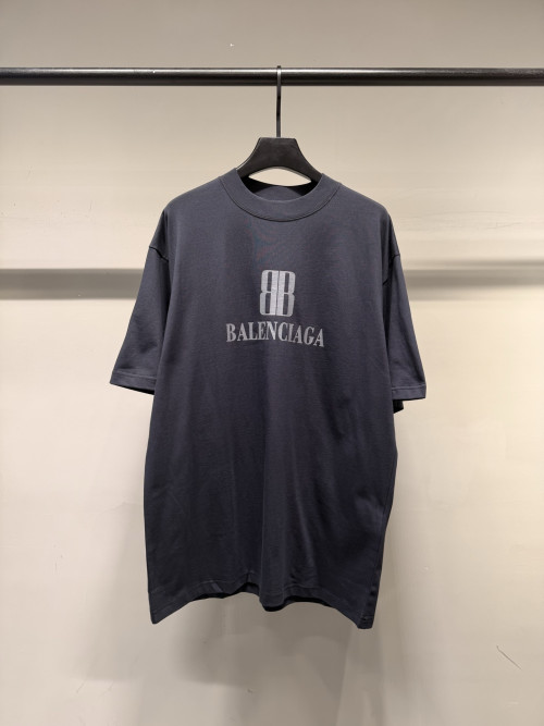 발렌시아가 나노 프린트 반팔 티셔츠