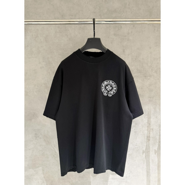 크롬하츠 루즈핏 자수 티셔츠