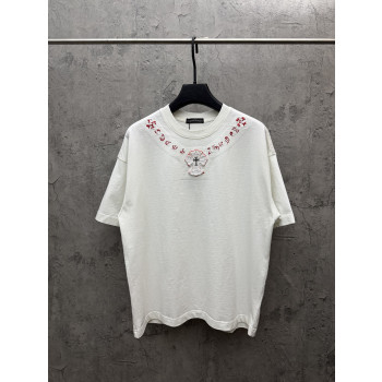 크롬하츠 워시 패치 자수반팔 티셔츠