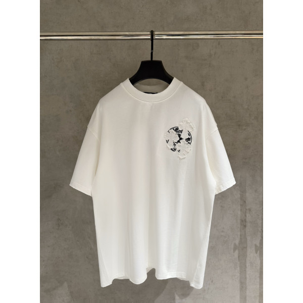 크롬하츠 자수 반팔 티셔츠