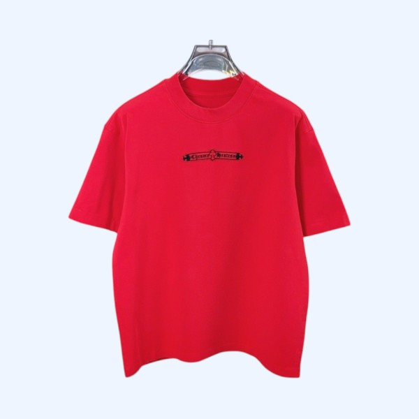 크롬하츠 크로스 유니섹스 루즈핏 반팔 티셔츠