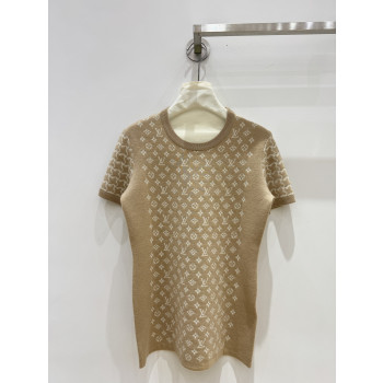 LV 클래식 모노그램 니트 반팔