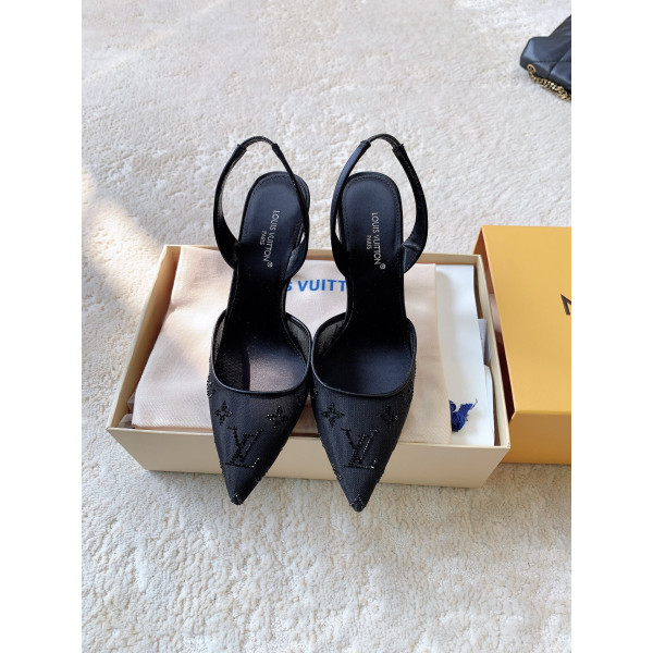 LV 메쉬 드릴 다림질하이힐