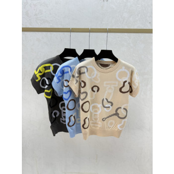 에르메스 라운드넥 니트