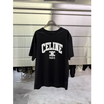 셀린느 로고 프린트 반팔 티셔츠