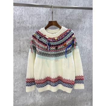 셀린느 테슬 라운드넥 니트