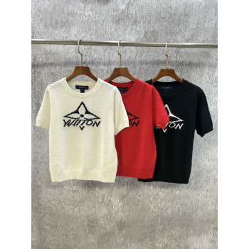 LV 니트 반팔 티셔츠