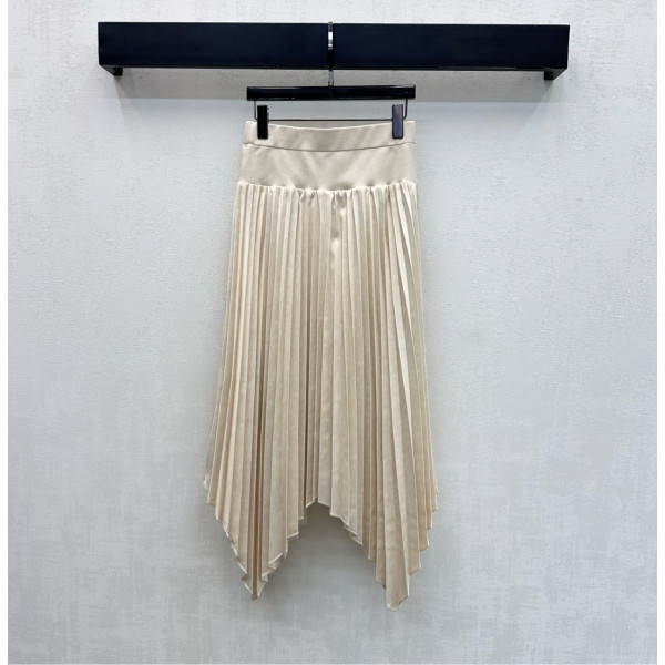 LV 프린트 드로스트링 스커트