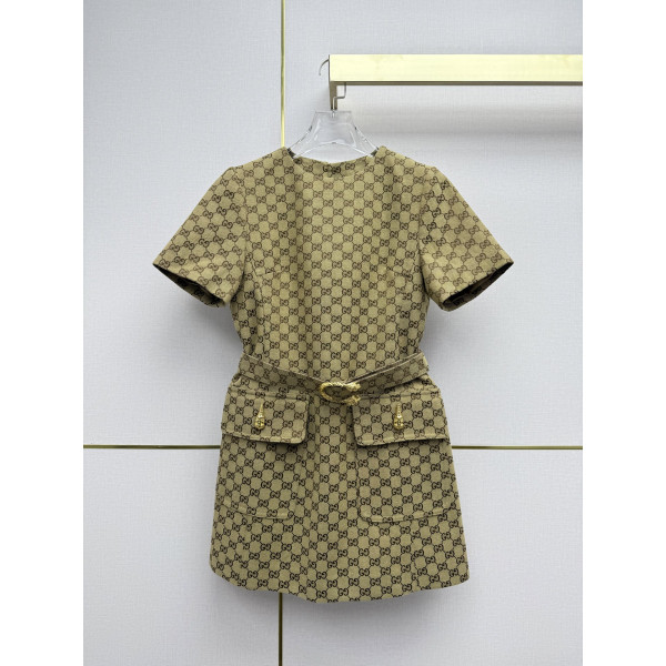 구찌 G자카드 반팔 원피스