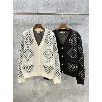 펜디 로고 가디건