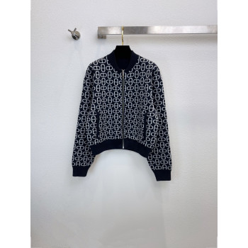 에르메스 프린트 니트 가디건