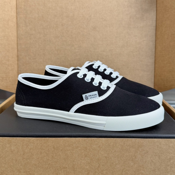프라다 캣워크 레이스업 캔버그 슈즈 스니커즈