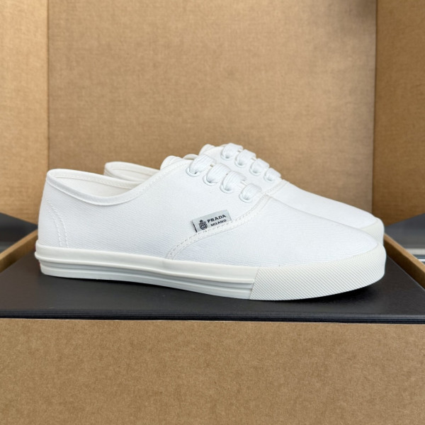 프라다 캣워크 레이스업 캔버그 슈즈 스니커즈