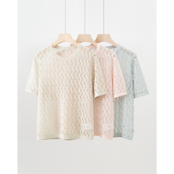 LP 칼라 반팔 티셔츠