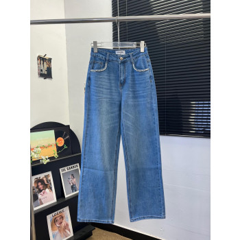 샤넬 비즈 데님팬츠