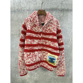 샤넬 스트라이프 니트 가디건