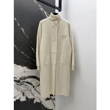 샤넬 캐시미어 롱 니트 코트