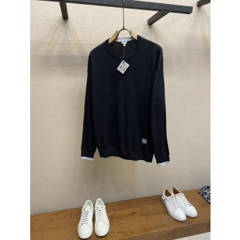 로에베 자수 크루넥 스웨터