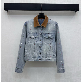 디올 스플라이스드 라펠 제님 재킷