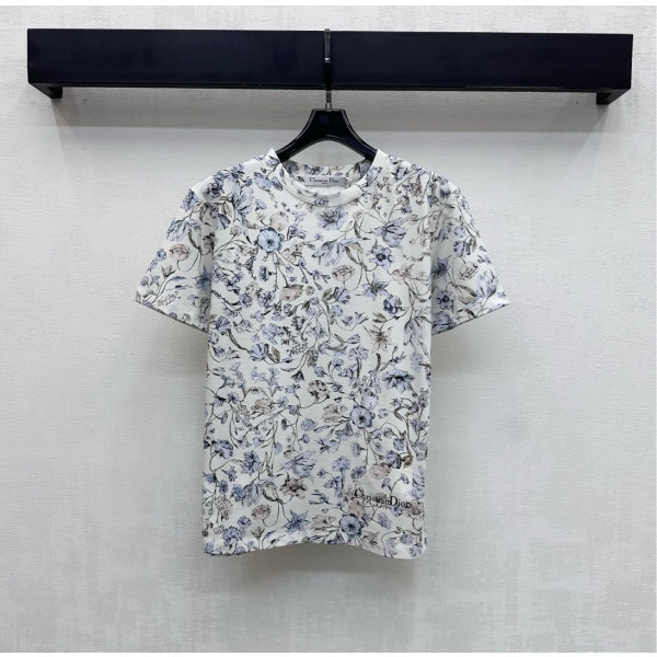 디올 엑티브 플라워 티셔츠