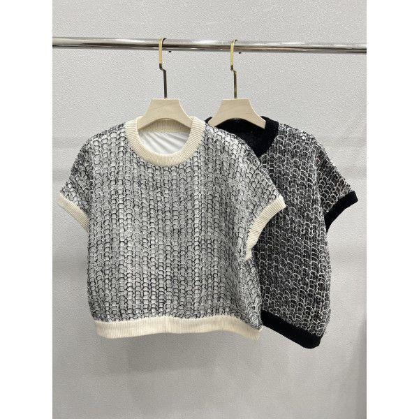 BC 스팽글 반팔 티셔츠